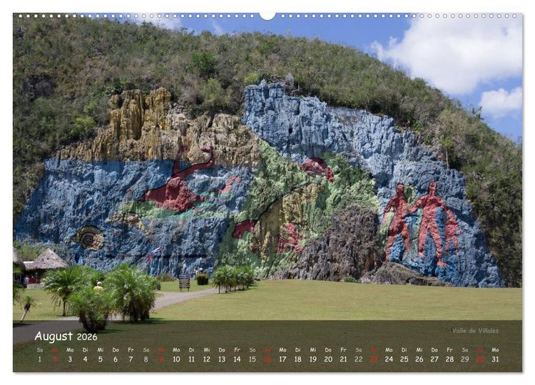 Produktbild: Kuba - Rundreise in Bildern (hochwertiger Premium Wandkalender 2026 DIN A2 quer), Kunstdruck in Hochglanz