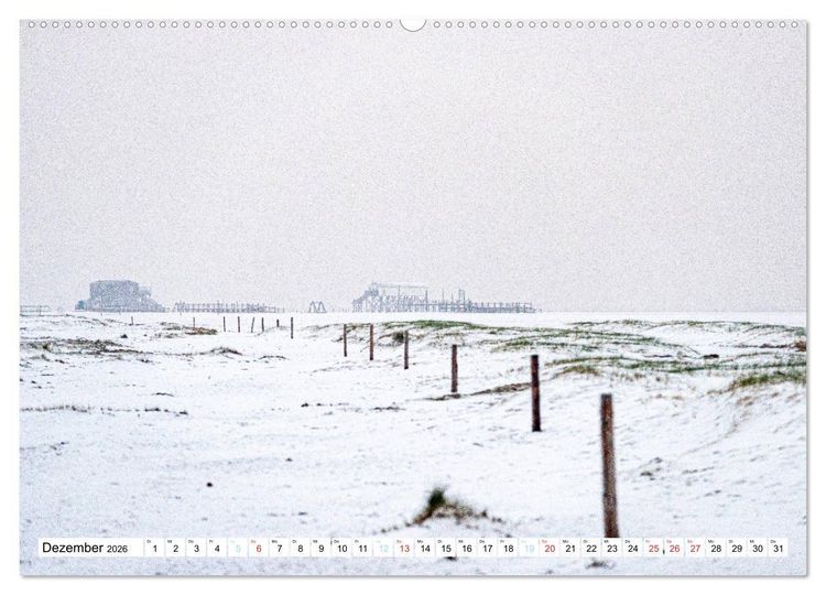 Produktbild: Faszination Sankt Peter-Ording (Wandkalender 2026 DIN A2 quer), CALVENDO Monatskalender