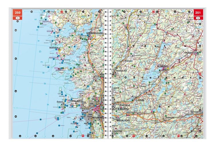 Produktbild: Freytag & berndt Autoatlas Skandinavien 1:200.000