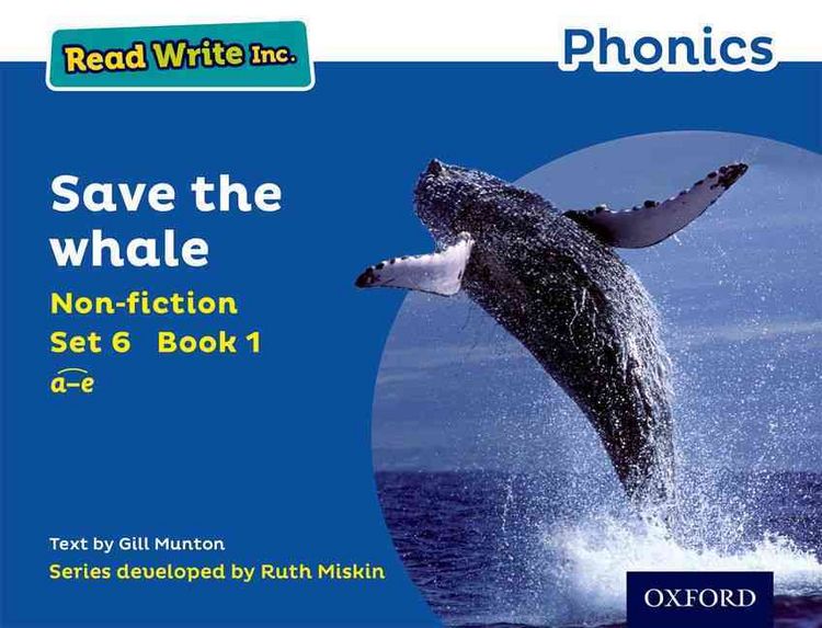 Produktbild: Read Write Inc. Phonics: Save the Whale (Blue Set 6 Non-fiction 1)