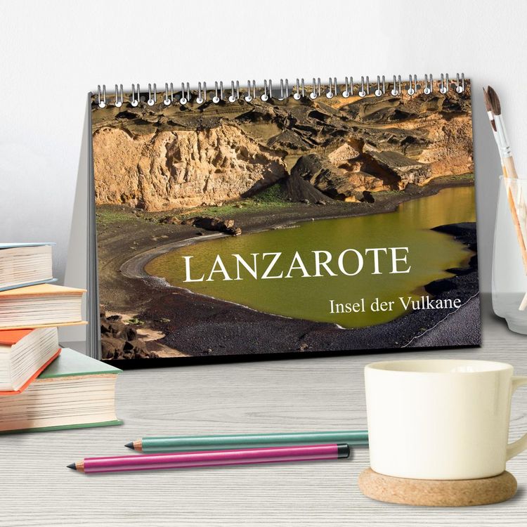 Produktbild: Lanzarote - Insel der Vulkane (Tischkalender 2026 DIN A5 quer), CALVENDO Monatskalender