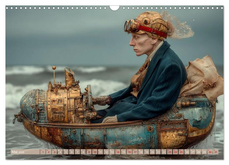 Produktbild: Seelenreise durch Wind und Wellen (Wandkalender 2026 DIN A3 quer), CALVENDO Monatskalender