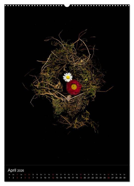 Produktbild: Blumen bei Nacht (hochwertiger Premium Wandkalender 2026 DIN A2 hoch), Kunstdruck in Hochglanz