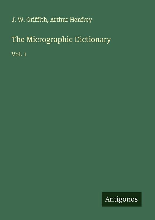 Produktbild: The Micrographic Dictionary