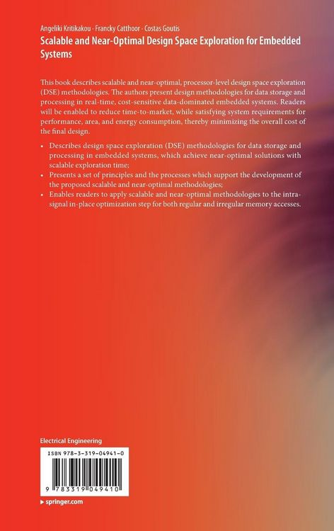 Produktbild: Scalable and Near-Optimal Design Space Exploration for Embedded Systems