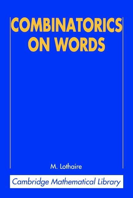 Produktbild: Combinatorics on Words