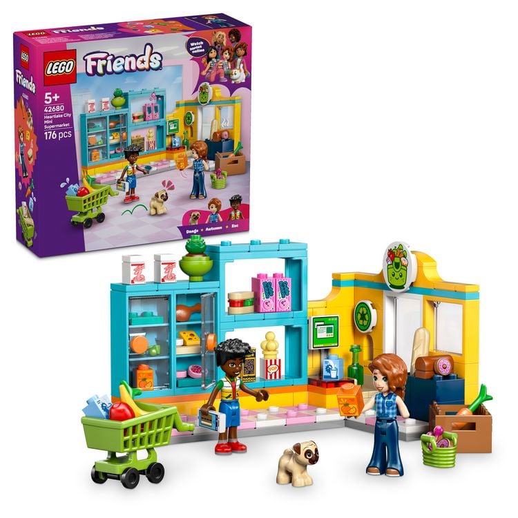Produktbild: LEGO Friends 42680 Heartlake City Mini-Markt, Spielzeug mit Mini Puppen