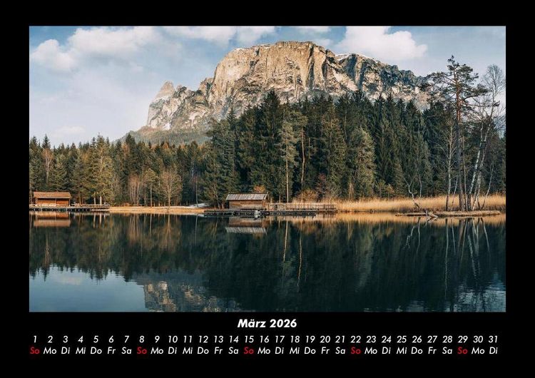 Produktbild: Bergige Welten 2026 Fotokalender DIN A3