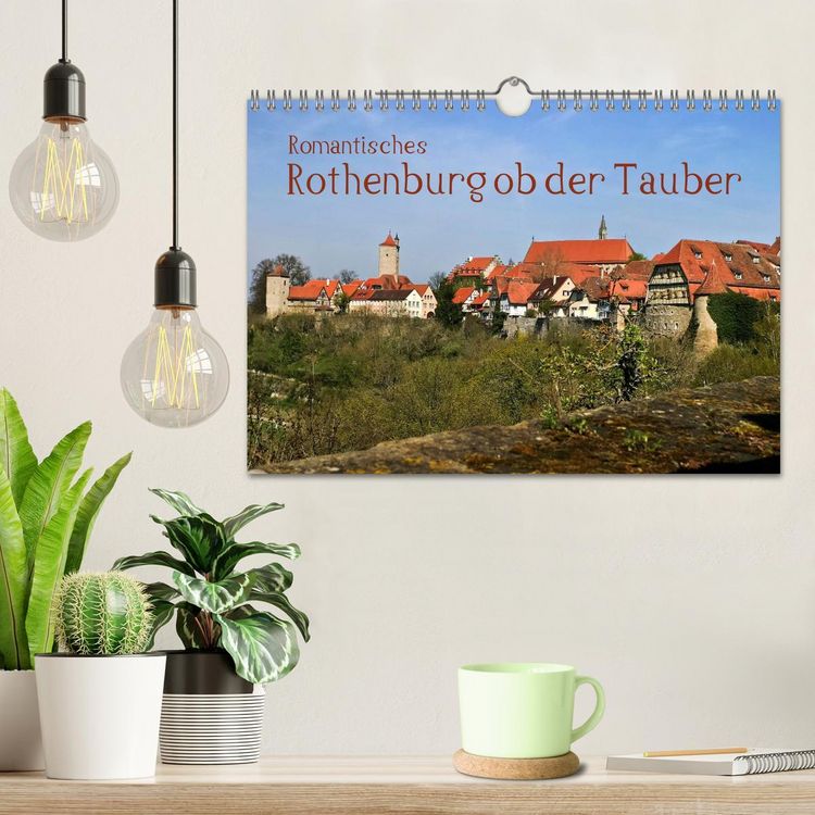 Produktbild: Romantisches Rothenburg ob der Tauber (Wandkalender 2026 DIN A4 quer), CALVENDO Monatskalender