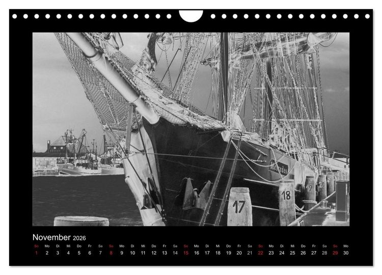 Produktbild: Schiffe anders (Wandkalender 2026 DIN A4 quer), CALVENDO Monatskalender