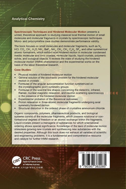 Produktbild: Spectroscopic Techniques and Hindered Molecular Motion