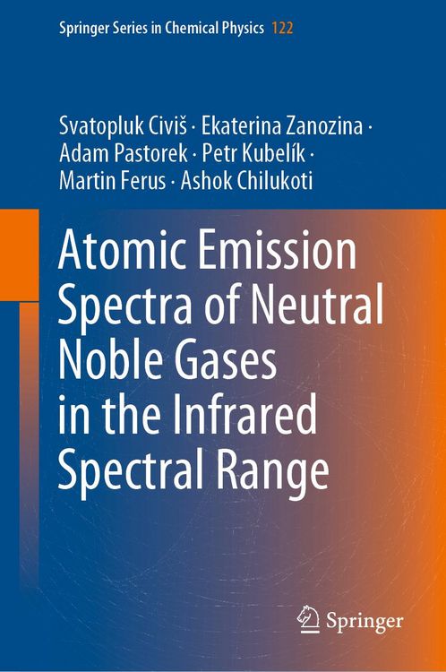 Produktbild: Atomic Emission Spectra of Neutral Noble Gases in the Infrared Spectral Range