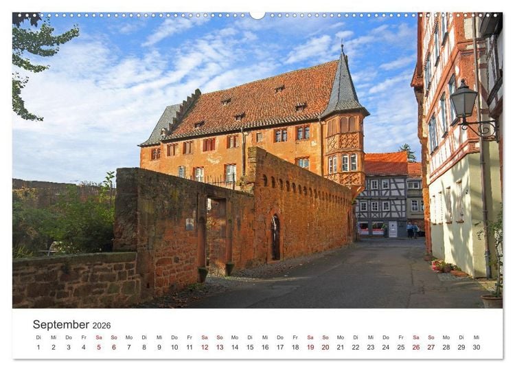 Produktbild: B&uuml;dingen - historische Stadt (hochwertiger Premium Wandkalender 2026 DIN A2 quer), Kunstdruck in Hochglanz