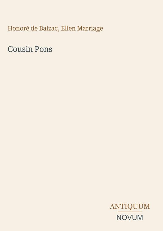 Produktbild: Cousin Pons
