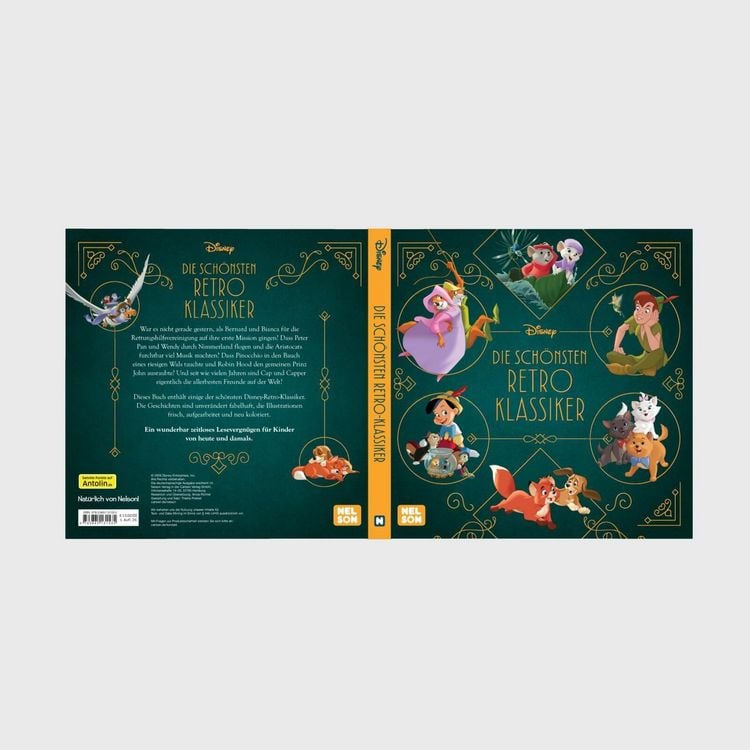 Produktbild: Disney Vorlesebuch: Die sch&ouml;nsten Retro-Klassiker