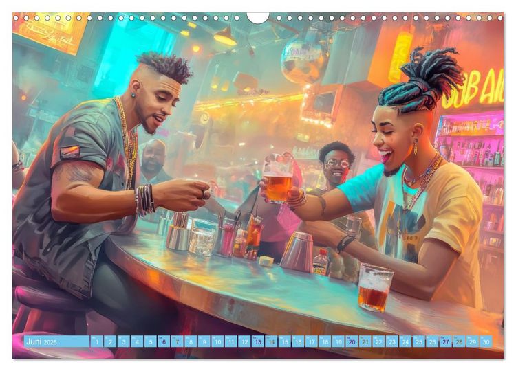 Produktbild: Feiern und Musik - Beschwingt dabei (Wandkalender 2026 DIN A3 quer), CALVENDO Monatskalender