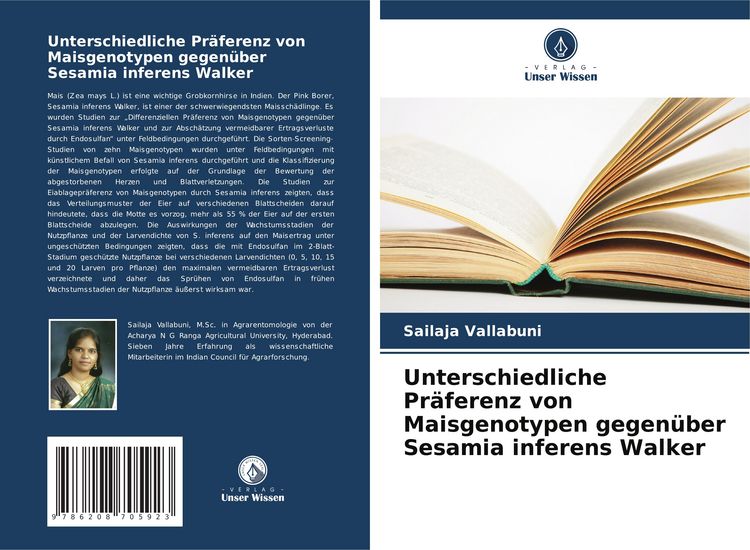 Produktbild: Unterschiedliche Pr&auml;ferenz von Maisgenotypen gegen&uuml;ber Sesamia inferens Walker