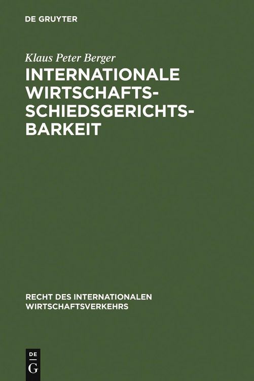 Produktbild: Internationale Wirtschaftsschiedsgerichtsbarkeit