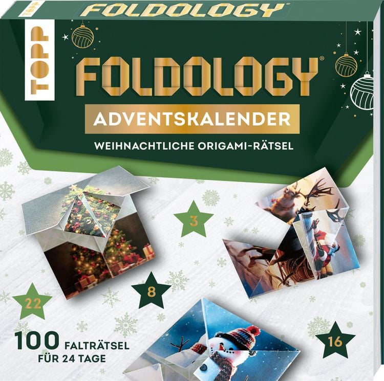 Produktbild: Foldology &ndash; Der Origami-R&auml;tsel-Adventskalender