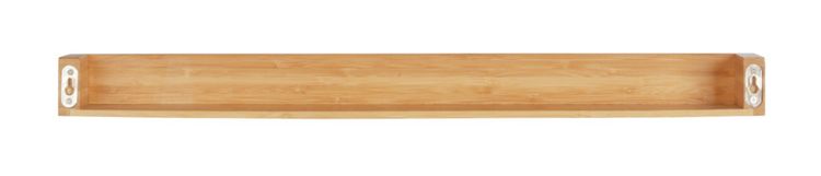 Wandregal Mod. Bambusa aus Bambus, 60 cm, inklusive Befestigungsmaterial