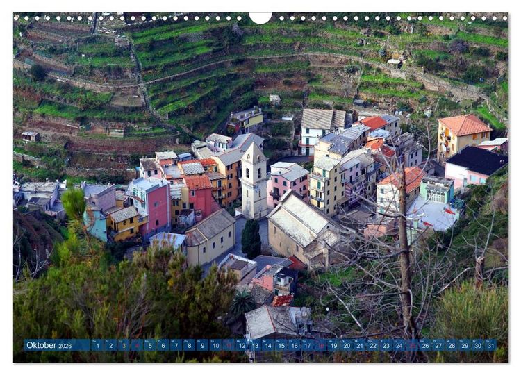 Produktbild: Wege durch die Cinque Terre (Wandkalender 2026 DIN A3 quer), CALVENDO Monatskalender