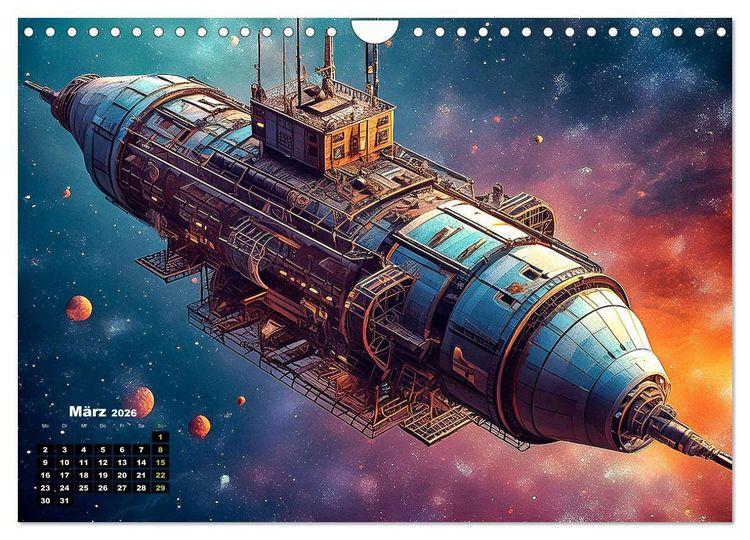 Produktbild: Lost Places im Orbit (Wandkalender 2026 DIN A4 quer), CALVENDO Monatskalender