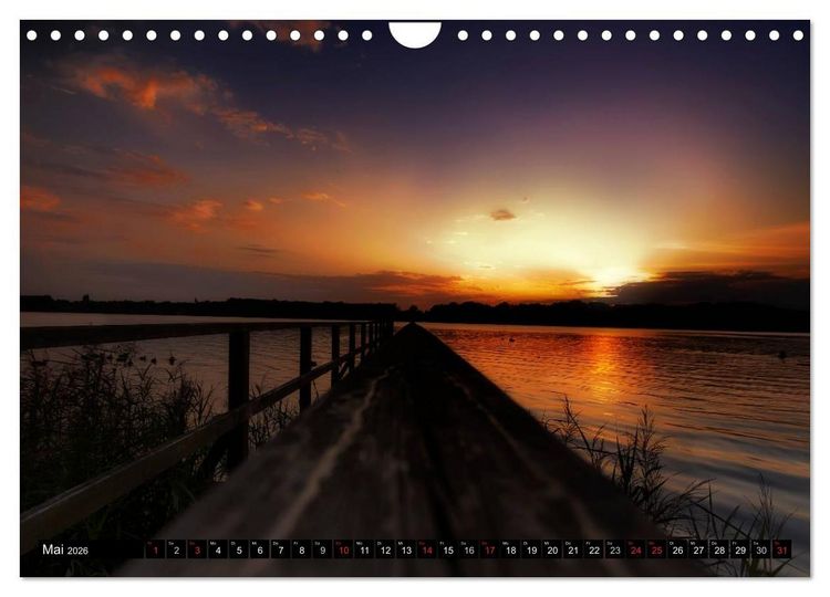 Produktbild: Mecklenburgische Seenplatte - zum Tr&auml;umen sch&ouml;n (Wandkalender 2026 DIN A4 quer), CALVENDO Monatskalender
