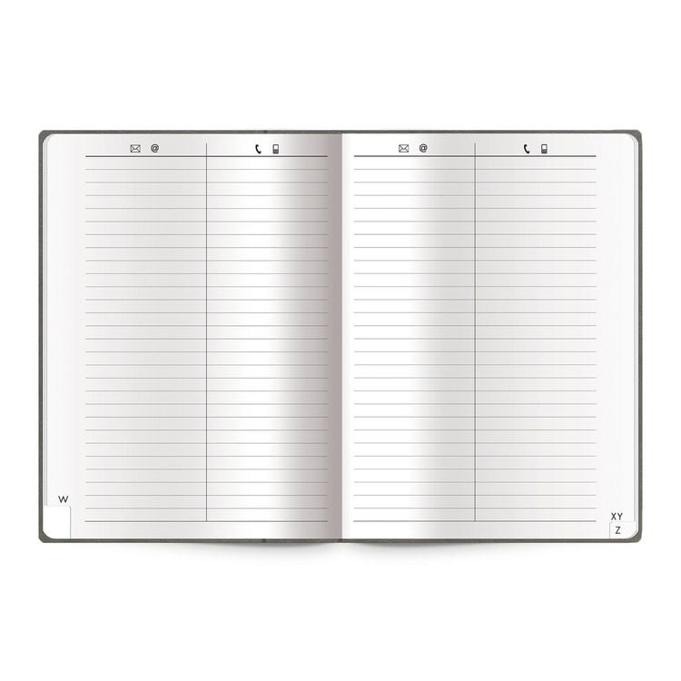 Produktbild: Tr&ouml;tsch Adressbuch Soft Touch A5 Anthrazit
