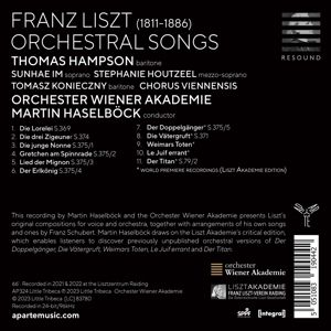 Produktbild: Liszt: Orchestral Songs