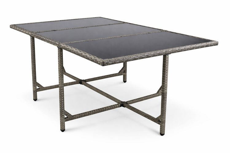 Produktbild: Rattan Gartentisch Balkontisch Raloso 170x110