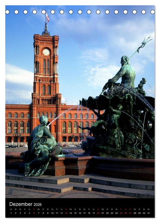 Produktbild: Weltstadt Berlin (Tischkalender 2026 DIN A5 hoch), CALVENDO Monatskalender