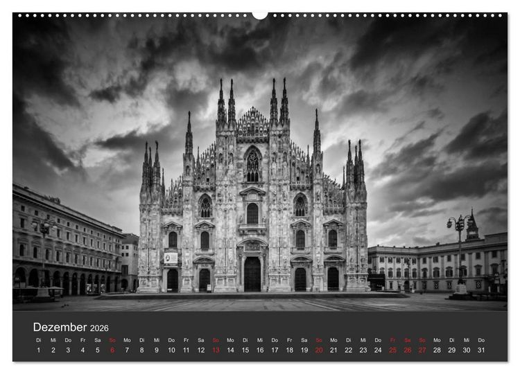 Produktbild: URBANE FOTOGRAFIE Zw&ouml;lf klassische Impressionen (hochwertiger Premium Wandkalender 2026 DIN A2 quer), Kunstdruck in Hochglanz