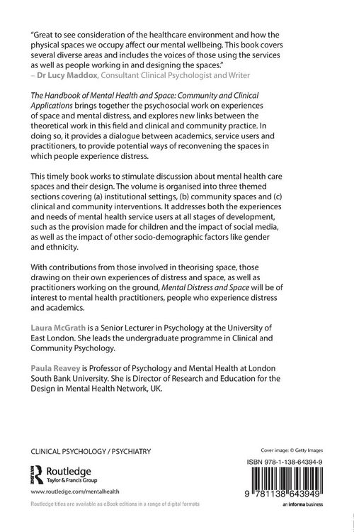 Produktbild: The Handbook of Mental Health and Space