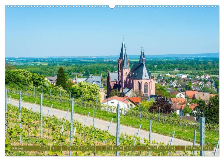 Produktbild: Rheinhessen-Impressionen (hochwertiger Premium Wandkalender 2026 DIN A2 quer), Kunstdruck in Hochglanz