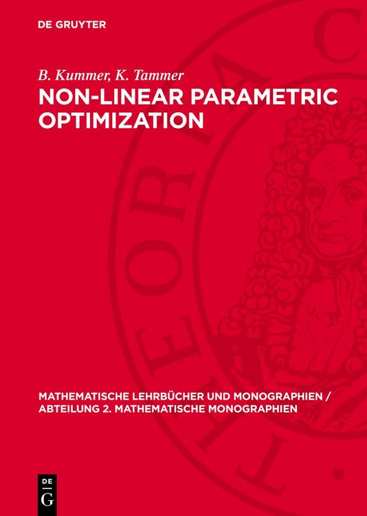 Produktbild: Non-Linear Parametric Optimization