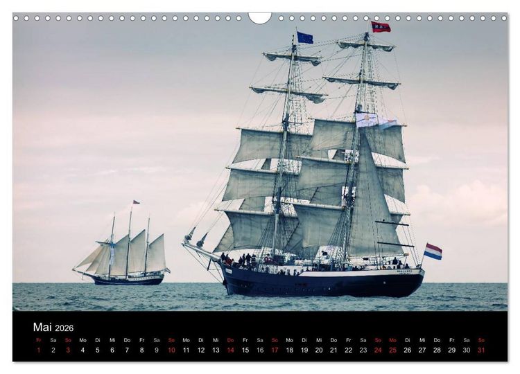 Produktbild: Baltic Sail (Wandkalender 2026 DIN A3 quer), CALVENDO Monatskalender