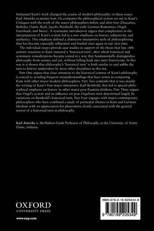 Produktbild: Kant and the Historical Turn