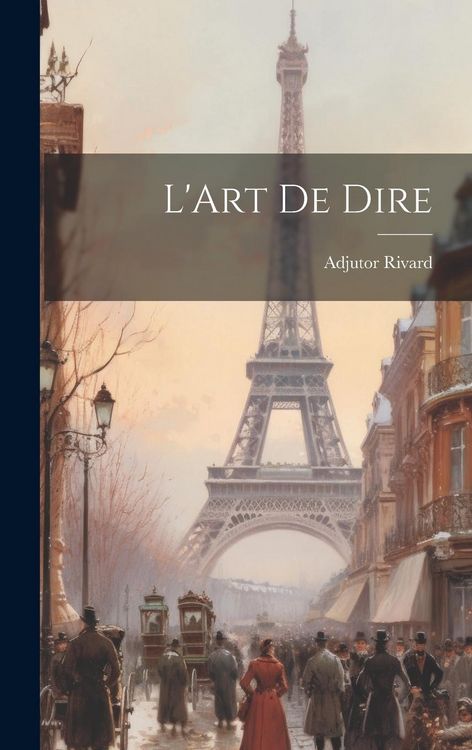 Produktbild: L'Art de Dire
