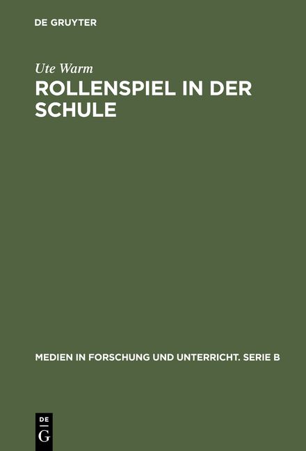 Produktbild: Rollenspiel in der Schule
