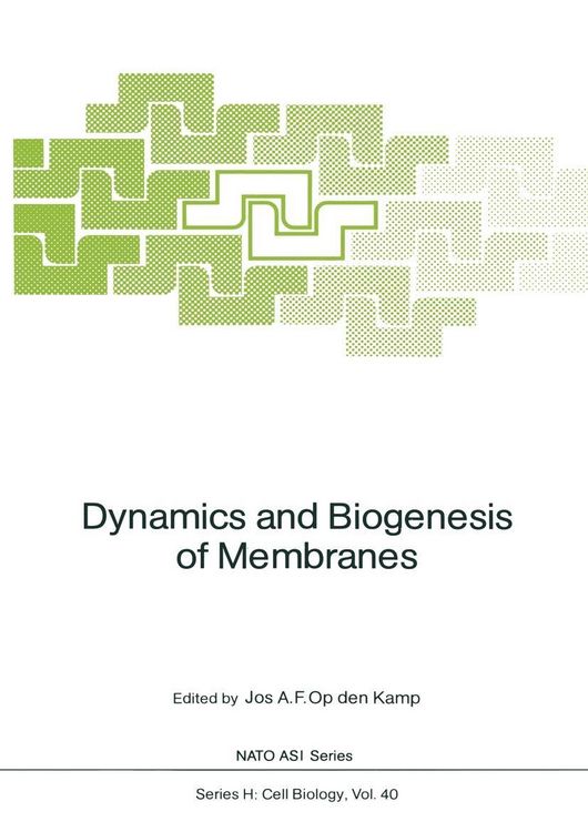 Produktbild: Dynamics and Biogenesis of Membranes