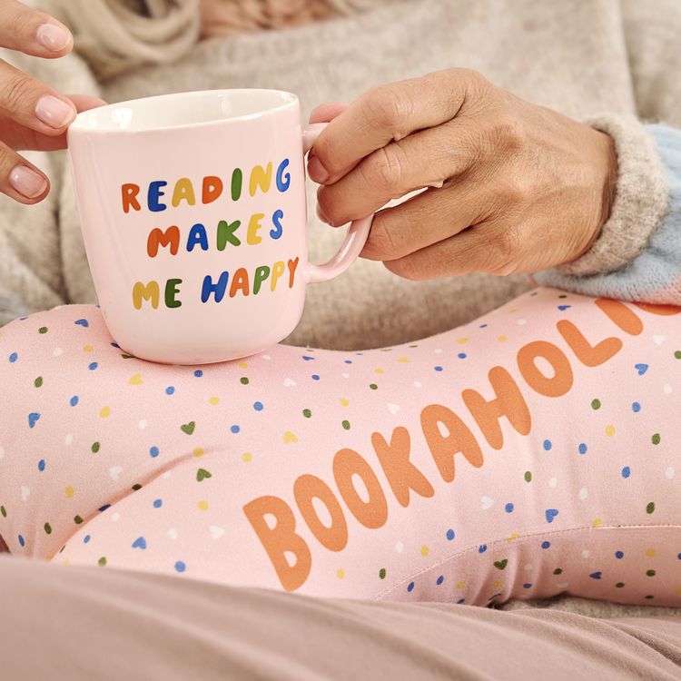 Tasse 'Reading makes me happy'