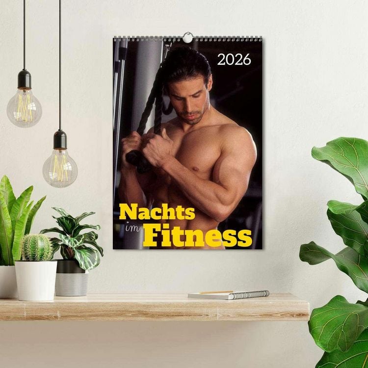 Produktbild: Nachts im Fitness (Wandkalender 2026 DIN A3 hoch), CALVENDO Monatskalender