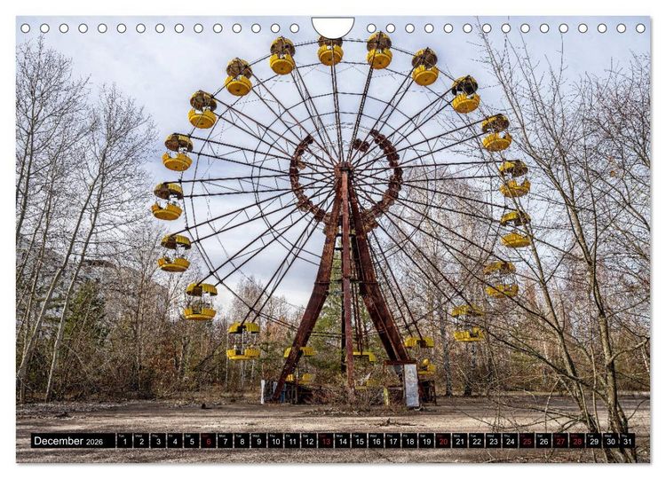 Produktbild: Chernobyl - The exclusion zone (Wall Calendar 2026 DIN A4 landscape), CALVENDO 12 Month Wall Calendar