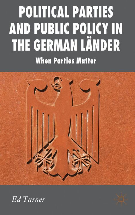 Produktbild: Political Parties and Public Policy in the German L&auml;nder
