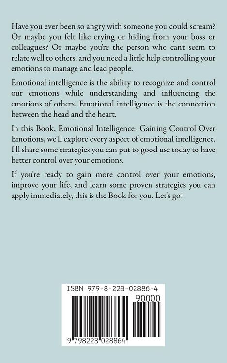 Produktbild: Emotional Intelligence Gaining Control Over Emotions
