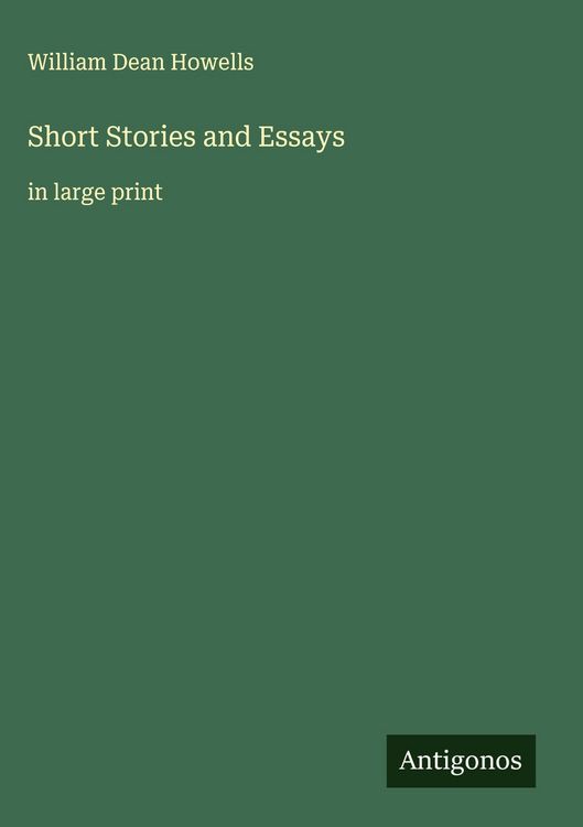 Produktbild: Short Stories and Essays