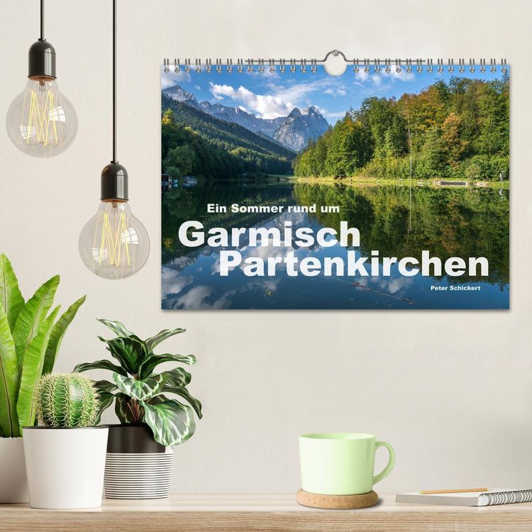 Produktbild: Ein Sommer rund um Garmisch-Partenkirchen (Wandkalender 2026 DIN A4 quer), CALVENDO Monatskalender
