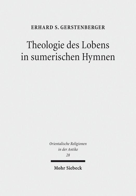 Produktbild: Theologie des Lobens in sumerischen Hymnen