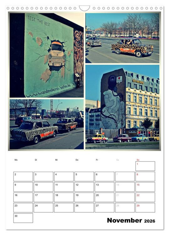 Produktbild: BERLIN / Planer (Wandkalender 2026 DIN A3 hoch), CALVENDO Monatskalender