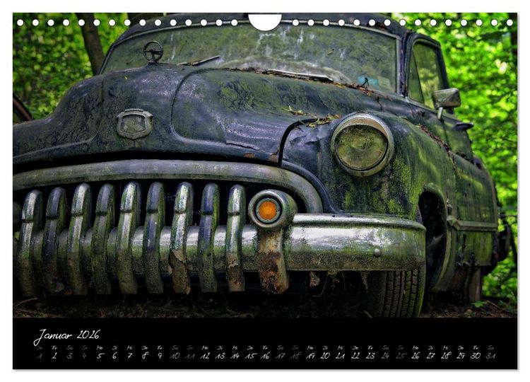 Produktbild: Oldtimer - Vergessene Sch&ouml;nheiten (Wandkalender 2026 DIN A4 quer), CALVENDO Monatskalender